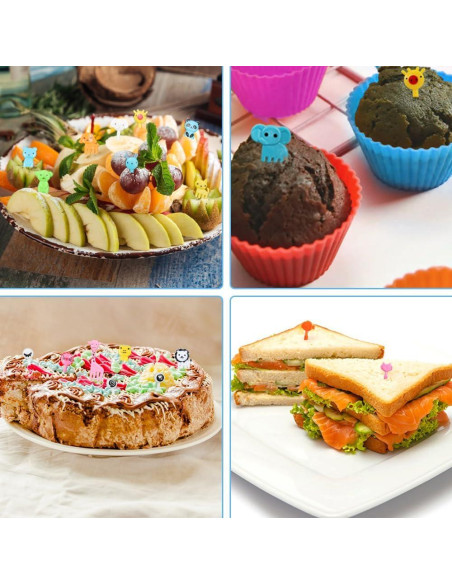 Kit de Divisores de Silicona SourceTon 70 PCS para Bento Box