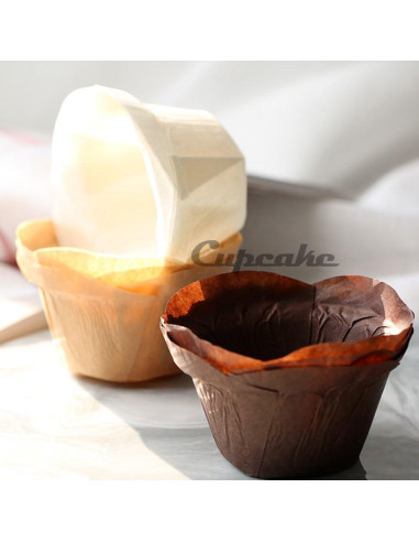 Forros de Papel para Cupcakes SK Natural 50pcs 8.6x5.1cm