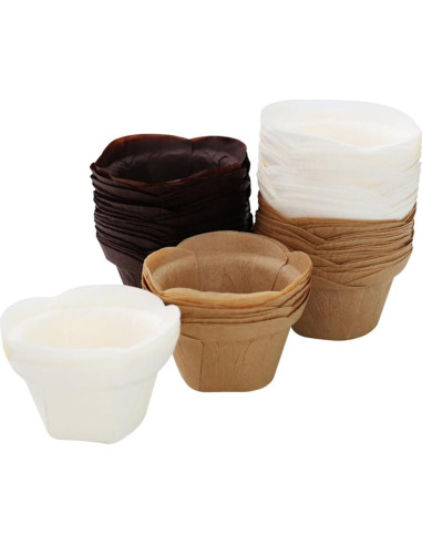 Forros de Papel para Cupcakes SK Natural 50pcs 8.6x5.1cm