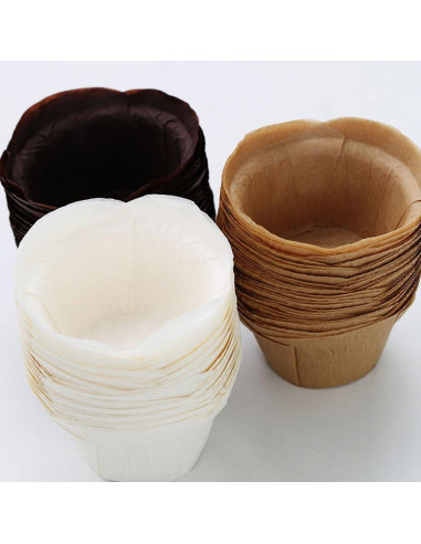 Forros de Papel para Cupcakes SK Natural 50pcs 8.6x5.1cm