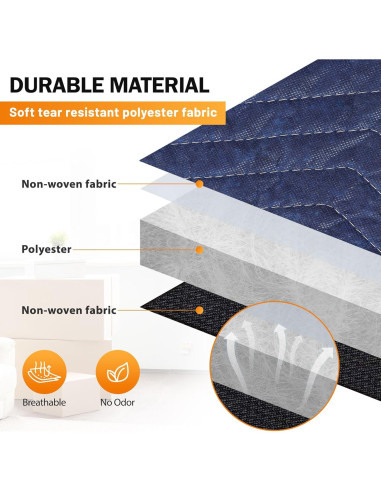 12 Manteles de Mudanza Nova 80 x 72 cm Alta Resistencia