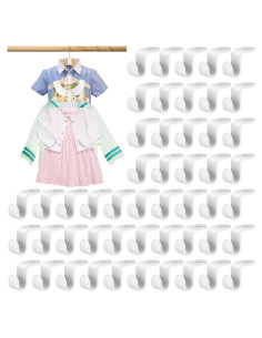 Ganchos Conectores para Perchas HexinYigjly - 50 Clips Ahorradores de Espacio