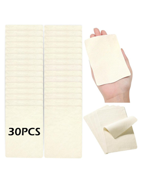 Paños de Chamois MAPVOLUT 30 Pcs 8.13x12 cm Suaves