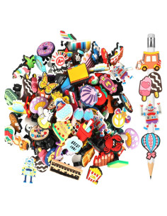 120 Decoraciones para Punta de Lápiz HIKIMA Multicolor