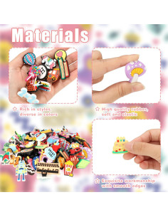 120 Decoraciones para Punta de Lápiz HIKIMA Multicolor 2