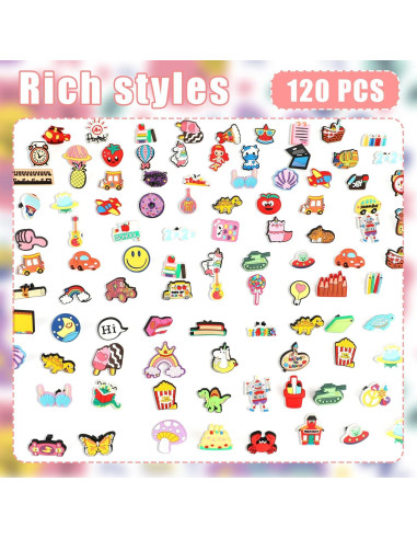 120 Decoraciones para Punta de Lápiz HIKIMA Multicolor