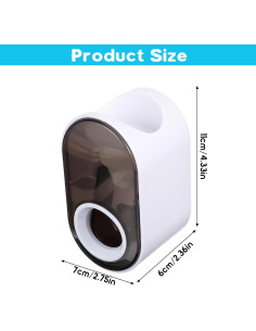 Dispensador Automático de Pasta de Dientes Hpmjz Montado en Pared 2