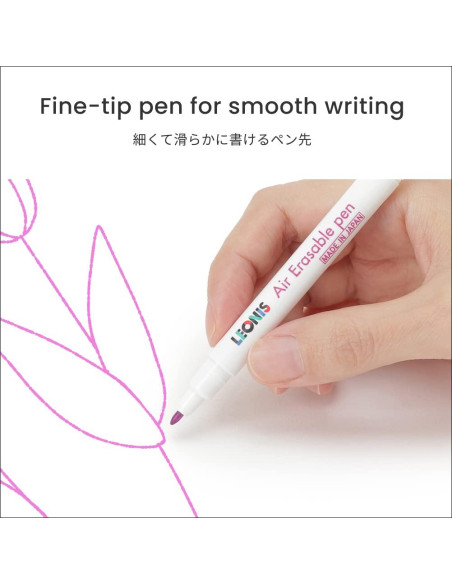 Bolígrafo de Tinta Desaparecedora LEONIS 5 Unidades Rosa