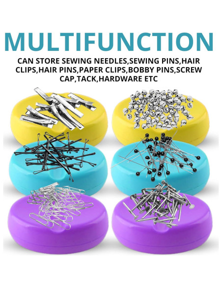 3 Almohadillas Magnéticas para Alfileres de Costura YARRD 10x7 cm