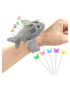 Almohadilla de Muñeca Tiburón ZDSH con 50 Alfileres Mariposa
