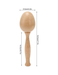 Kit de Agujas de Remendar Pssopp con Mango Curvado de Madera 2