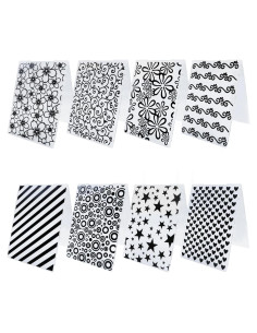 8 Carpetas de Relieve Adevar para Manualidades 14.7 x 10.4 cm