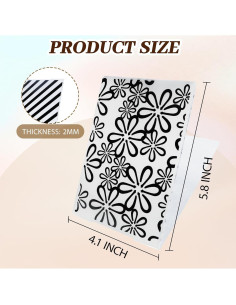 8 Carpetas de Relieve Adevar para Manualidades 14.7 x 10.4 cm 2