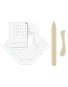 Conjunto de Guías para Hacer Sobres BAOFALI 19 Pcs DIY