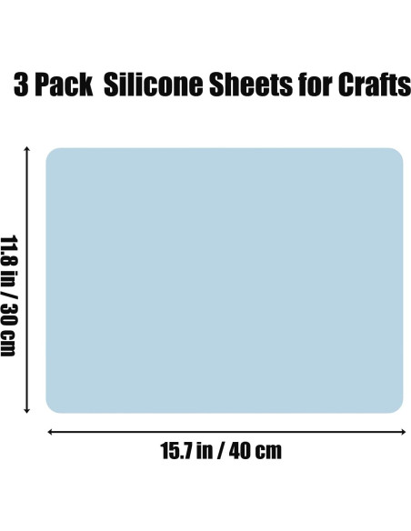 Tapetes de Silicona PandaEar 3 Pack 40x30 cm Antiadherentes Tapetes de Silicona PandaEar 3 Pack 40x30 cm Antiadherentes