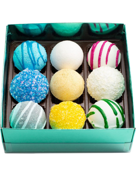 Set de 9 Bombas de Baño Espumosas Fizz & Bubble Hidratantes