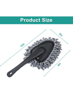 2 Pcs Cepillo de Plumas Microfibra QINGHAHU Lavable 27.94 cm 2