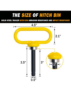 Pasador de Enganche Magnético EilxMag 1/2" Amarillo 680kg 2