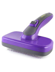 Cepillo Autolimpiante Hertzko para Perros y Gatos - 25.8x14.9cm