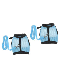 Conjunto de Arnés y Correa para Cobayas FOMIYES Azul 2 Pcs