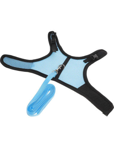 Conjunto de Arnés y Correa para Cobayas FOMIYES Azul 2 Pcs