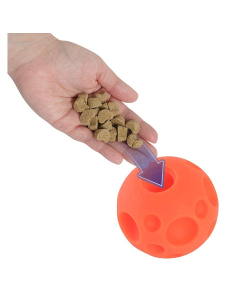 Bola de Golosinas Tricky Omega Paw - Mediana, Naranja