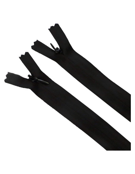 Cremallera Invisible de Nailon Buscando ROAM 15.24 cm Negro - 2 Piezas