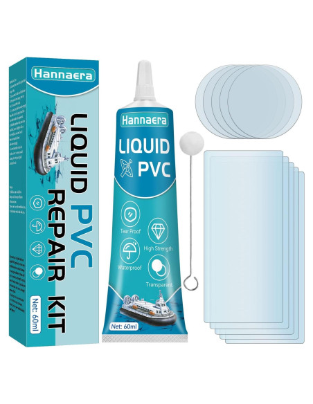 Kit de Reparación de Parche Inflable Hannaera 60 ml PVC