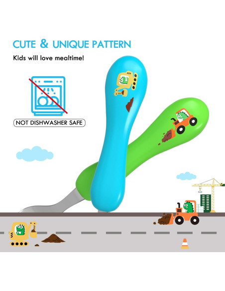 Juego de Cubiertos para Niños Lehoo Castle 6 Piezas Acero Inoxidable