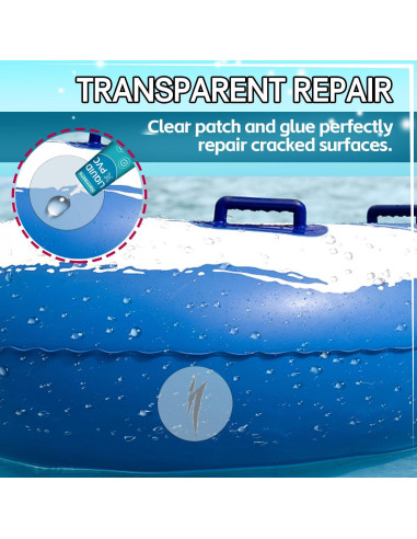 Kit de Reparación de Parche Inflable Hannaera 60 ml PVC