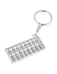 Llavero de Ábaco Mallofusa en Aleación Plata 11 cm