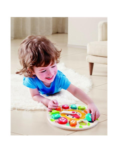 Rompecabezas de Reloj Chunky Hape - Aprender a Decir la Hora 2