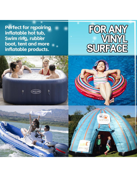 Kit de Reparación de Parche Inflable Hannaera 60 ml PVC