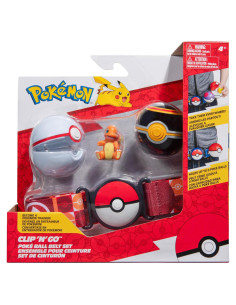 Conjunto Cinturón Clip 'N' Go Pokémon Charmander 2"