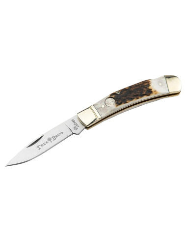 Cuchillo de bolsillo Boker TS 2.0 de ciervo, 7.49 cm, Alemania