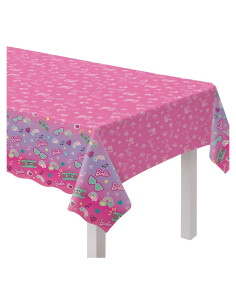Cubierta de Mesa Plástica Amscan Barbie Dream Together 137x244 cm