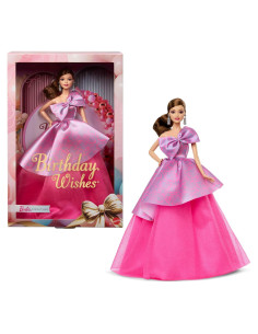 Barbie Muñeca Deseos de Cumpleaños Mattel 33 cm Rosa