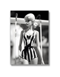 Póster de Arte Retro Brooke & Vine 30.5x40.6 cm Muñeca Barbie
