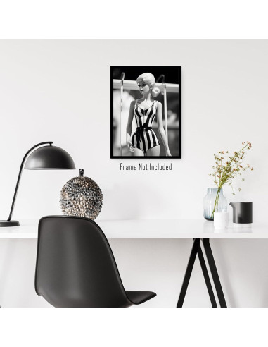 Póster de Arte Retro Brooke & Vine 30.5x40.6 cm Muñeca Barbie