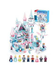 Conjunto de Construcción Castillo Congelado Sluban 1314 Piezas