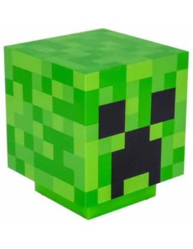 Luz Nocturna Creeper Paladone con Sonidos - 11 cm Verde