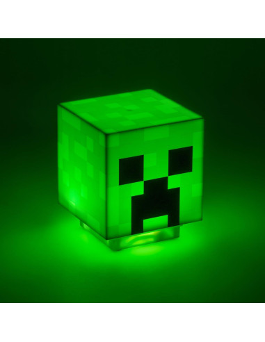 Luz Nocturna Creeper Paladone con Sonidos - 11 cm Verde