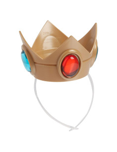 Corona y Amuleto Princesa Peach Disguise 8.26x13.97cm