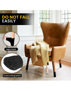 48 Calcetines Protectores de Muebles IAMZAY - Antideslizantes 2