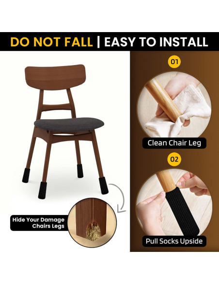 48 Calcetines Protectores de Muebles IAMZAY - Antideslizantes