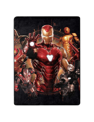 Manta de Toque de Seda Northwest Iron Man 116.8x152.4 cm