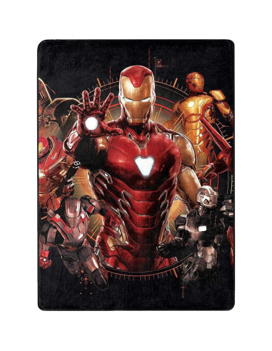 Manta de Toque de Seda Northwest Iron Man 116.8x152.4 cm