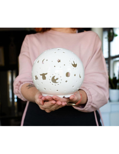 Lámpara de Mesa LED Star Wars Grogu 15.24 cm Cerámica