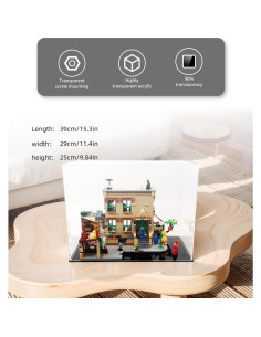 Caja de Exhibición Acrílica iCUANUTY para Lego 21324 39.1x29.0x25.4 cm 2