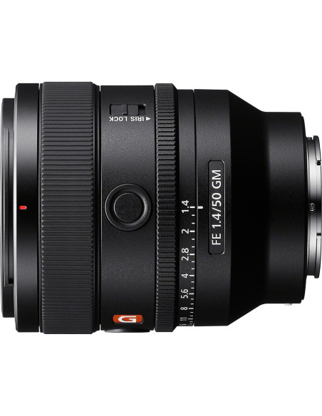 Lente Sony FE 50mm F1.4 GM para cámaras E - Compacto y ligero